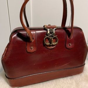 Vintage Etienne Aigner Purse Doctor Bag Style